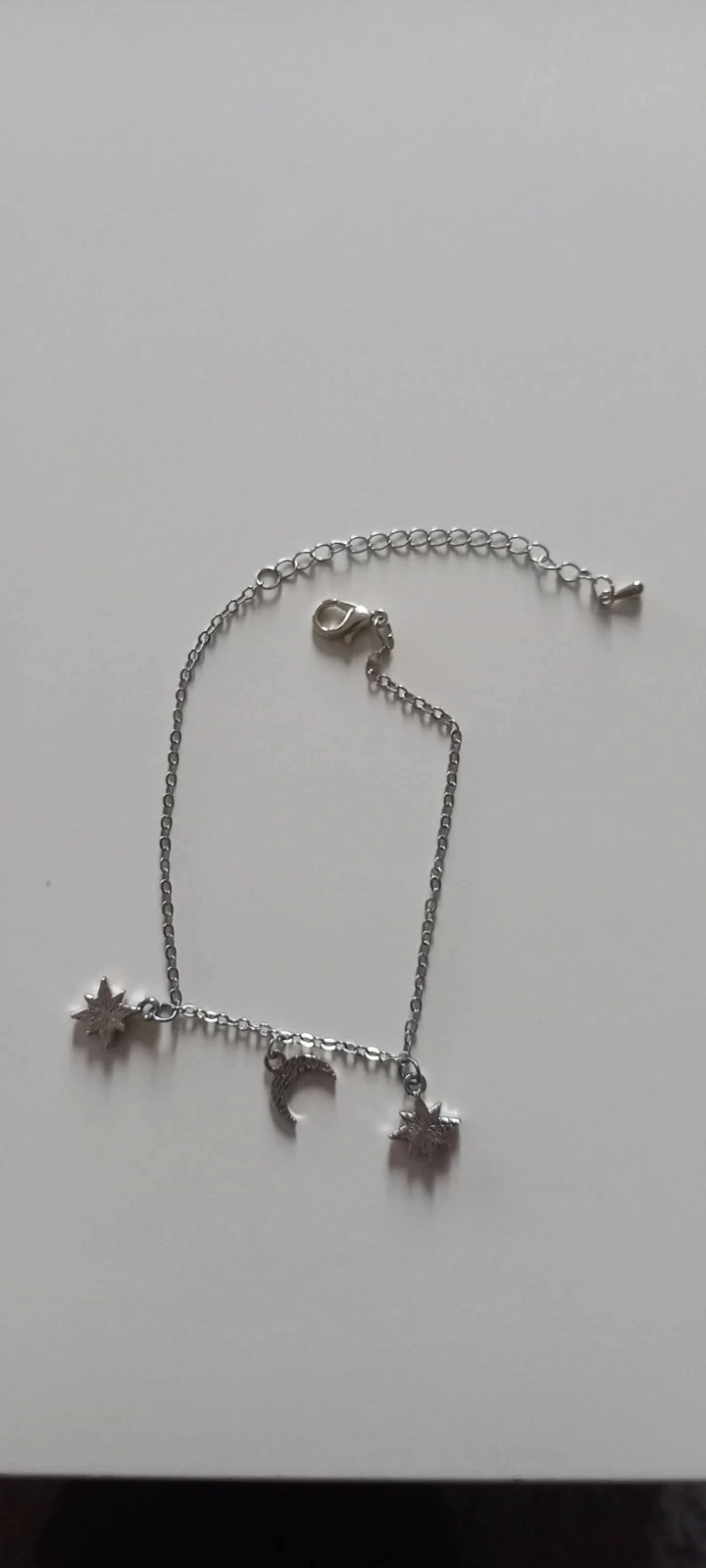 Bracelet de bougie argenté étoile et lune – photo 2